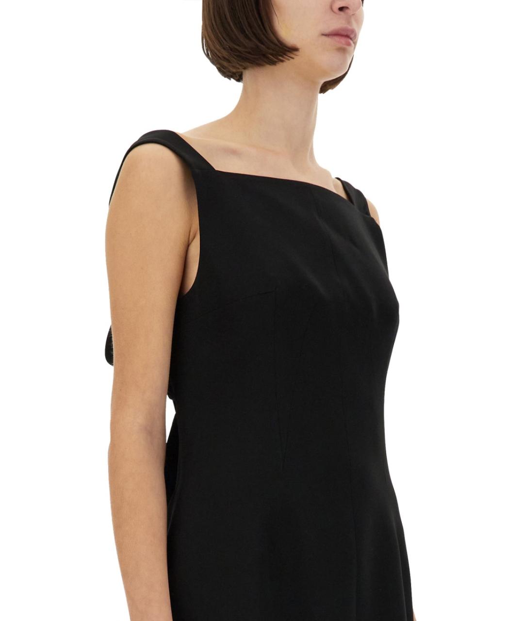 GIVENCHY Черное креповое коктейльное платье, фото 4