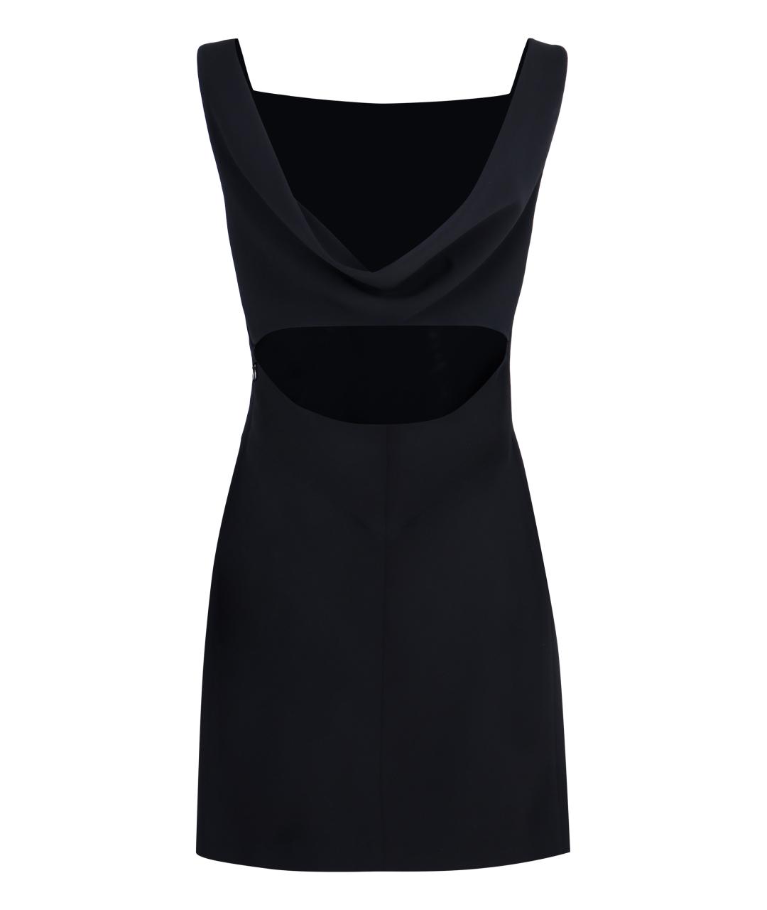 GIVENCHY Черное креповое коктейльное платье, фото 2