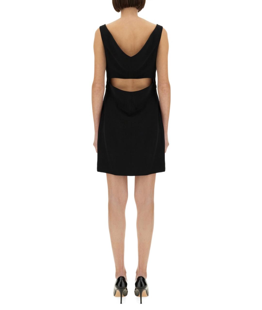 GIVENCHY Черное креповое коктейльное платье, фото 3