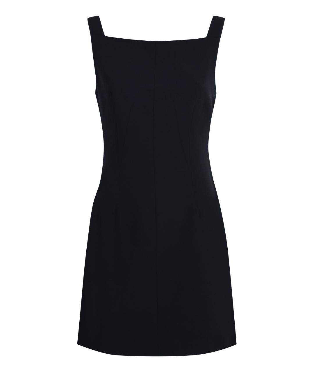 GIVENCHY Черное креповое коктейльное платье, фото 1