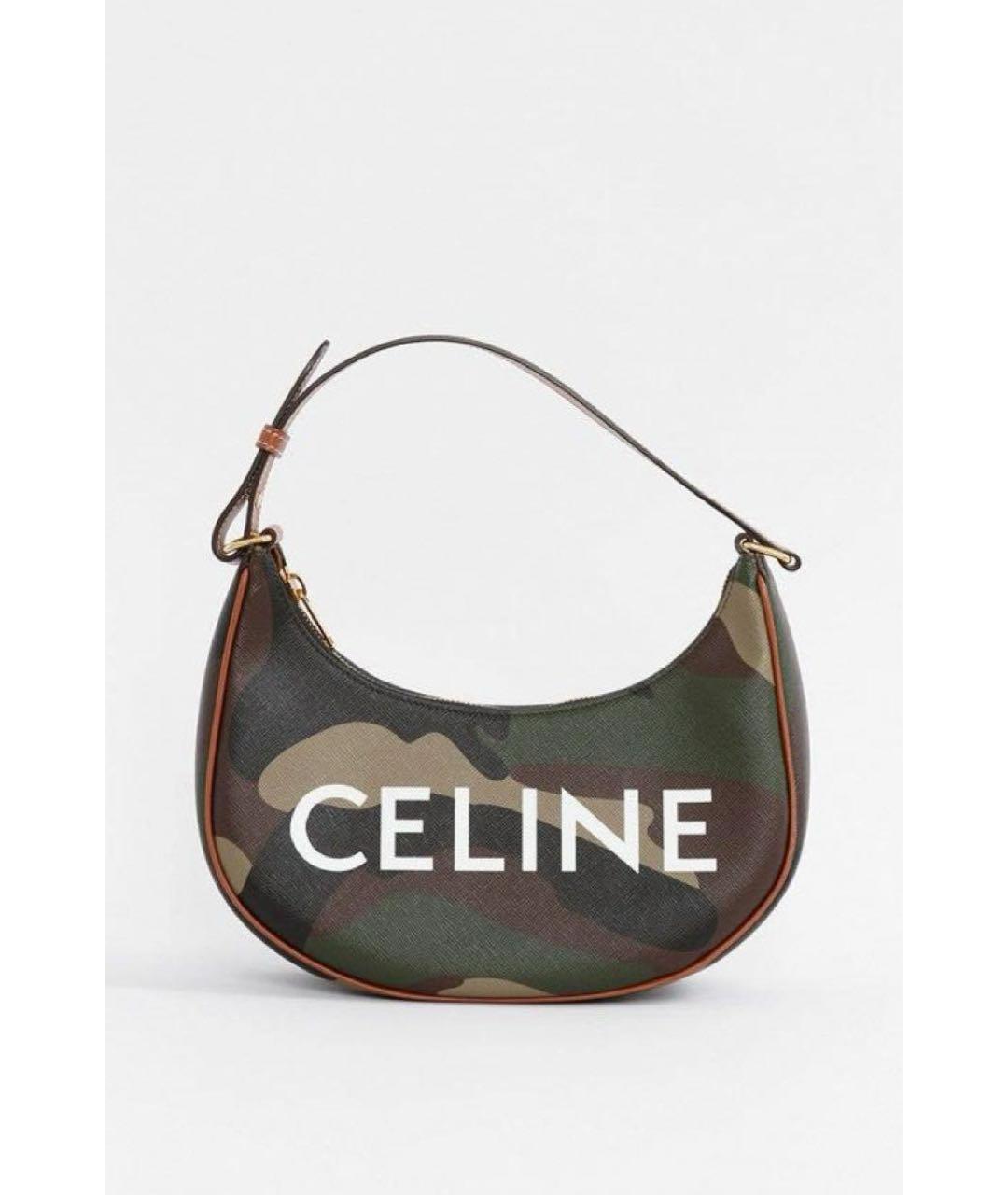 CELINE Кожаная сумка с короткими ручками, фото 7