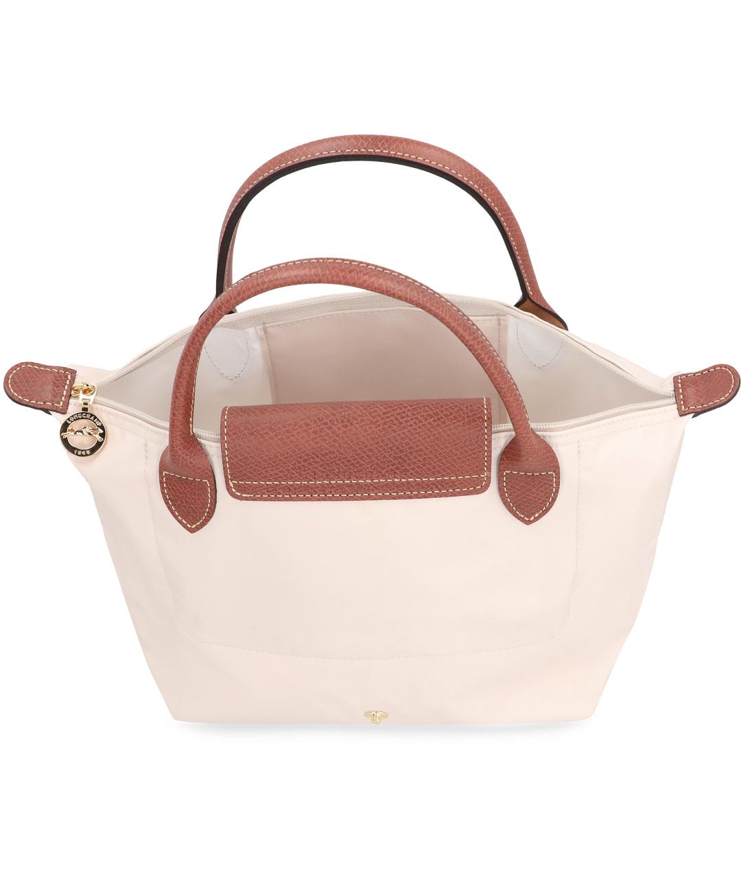 LONGCHAMP Бежевая синтетическая сумка тоут, фото 5