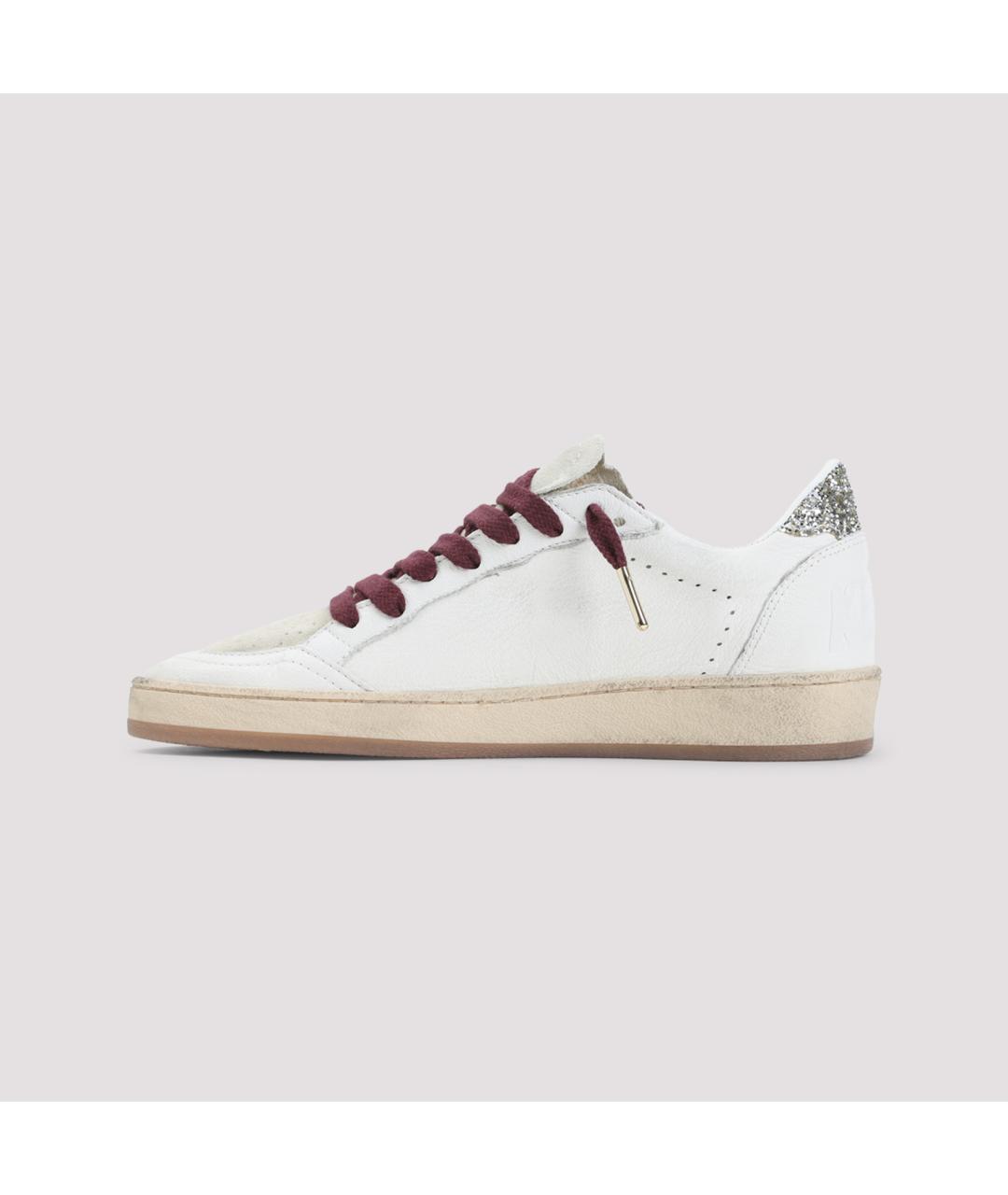GOLDEN GOOSE DELUXE BRAND Белые кожаные кроссовки, фото 2