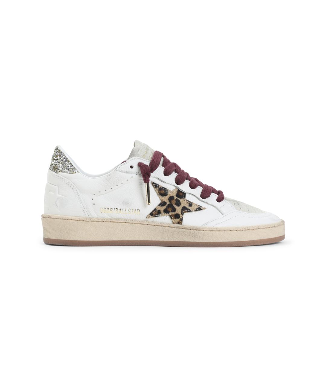GOLDEN GOOSE DELUXE BRAND Белые кожаные кроссовки, фото 1