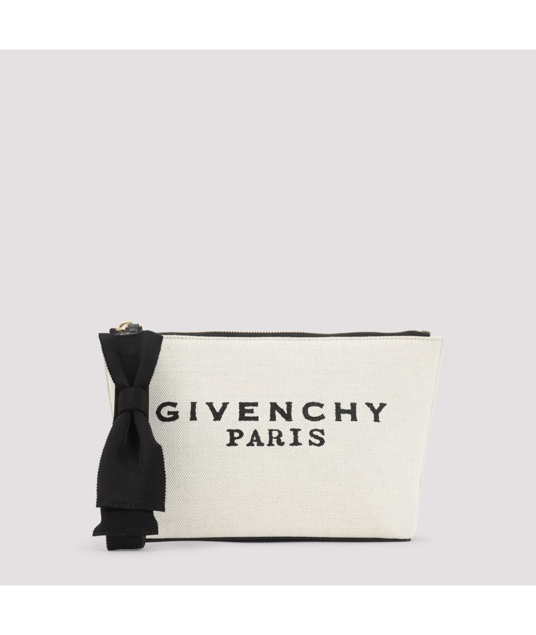 GIVENCHY Бежевая тканевая косметичка, фото 2