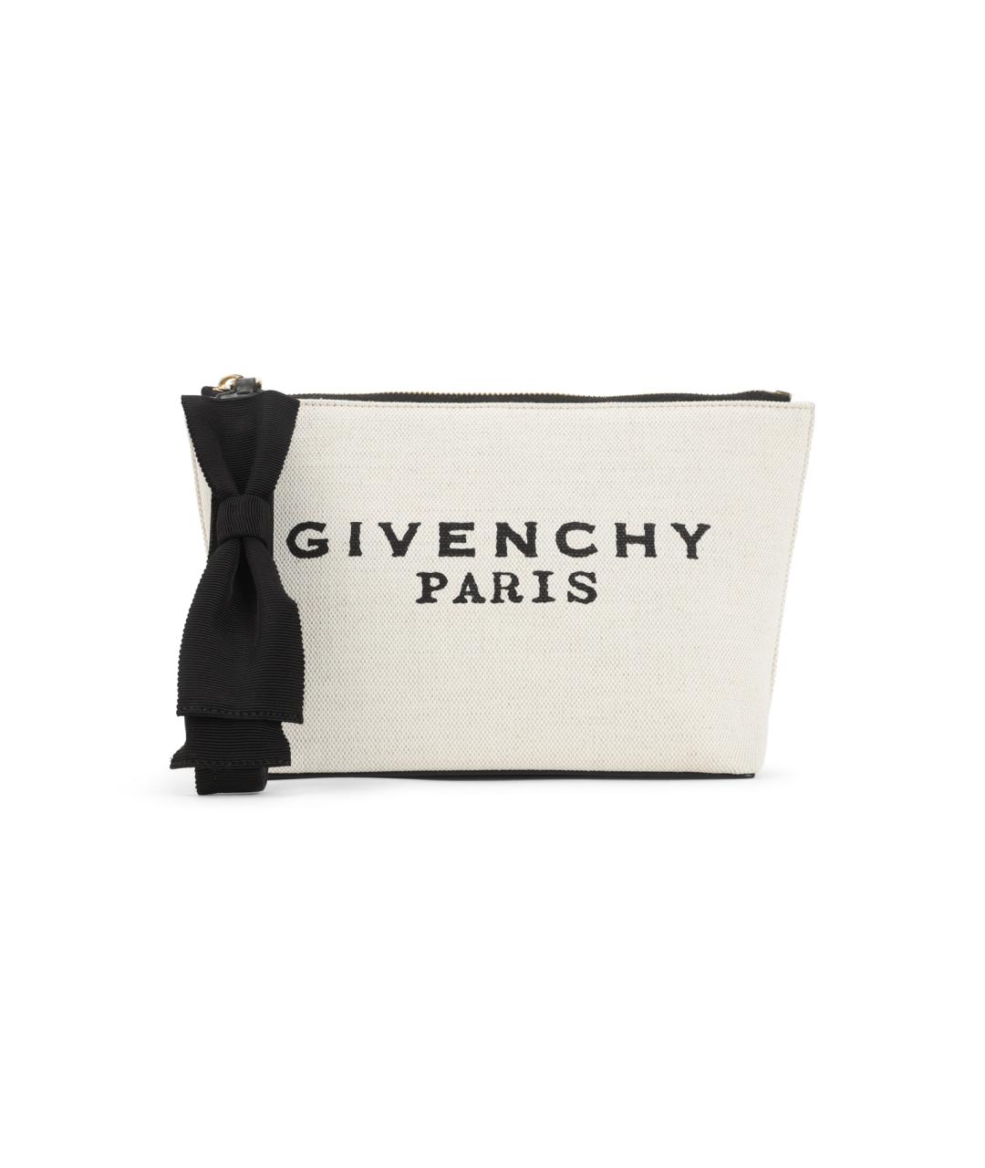 GIVENCHY Бежевая тканевая косметичка, фото 1