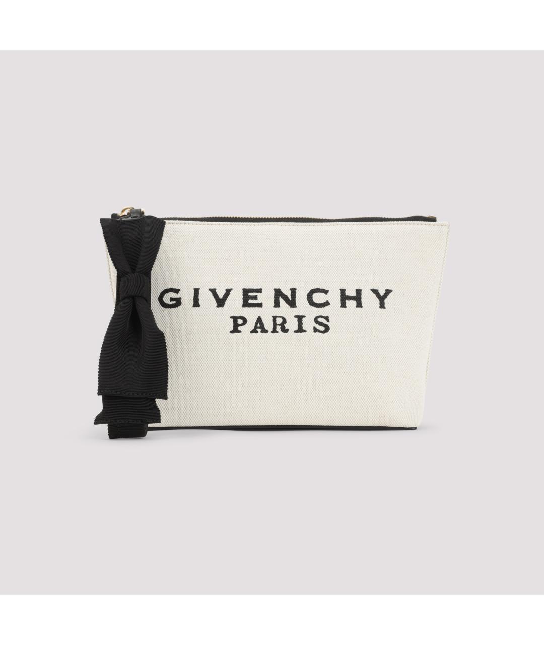 GIVENCHY Бежевая тканевая косметичка, фото 3