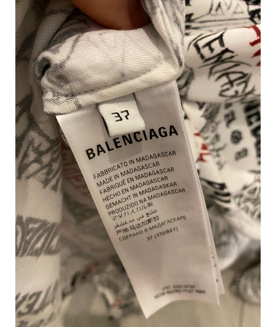 BALENCIAGA Мульти рубашка, фото 5