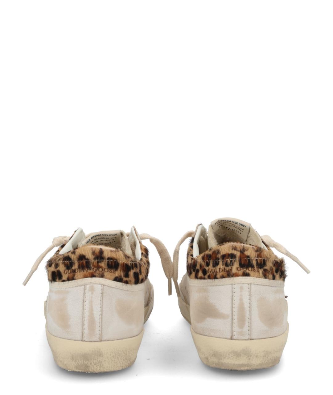 GOLDEN GOOSE DELUXE BRAND Белые кожаные кроссовки, фото 2