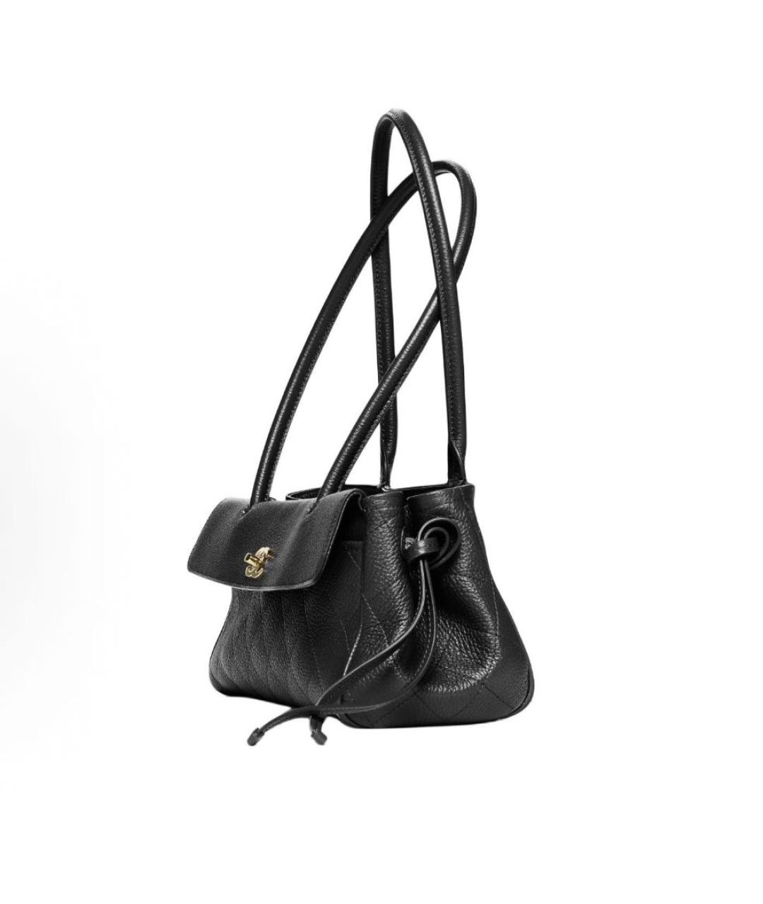 CHANEL Черная кожаная сумка через плечо, фото 2