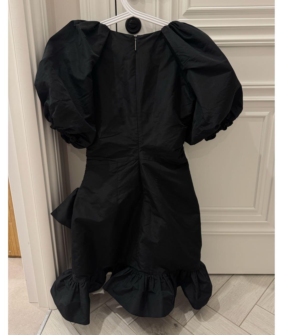 MSGM Черное полиэстеровое вечернее платье, фото 2