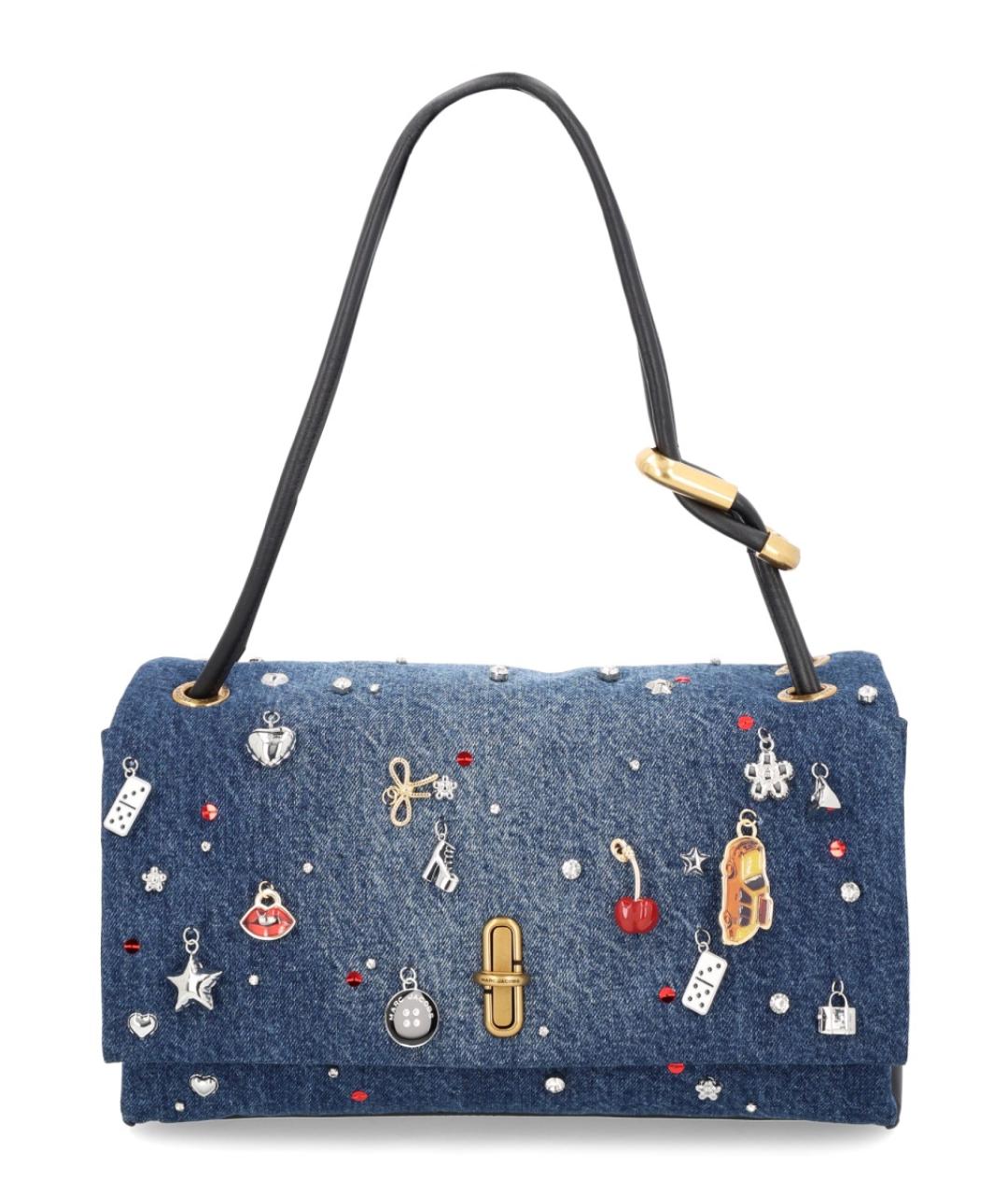 MARC JACOBS Синяя хлопковая сумка через плечо, фото 1