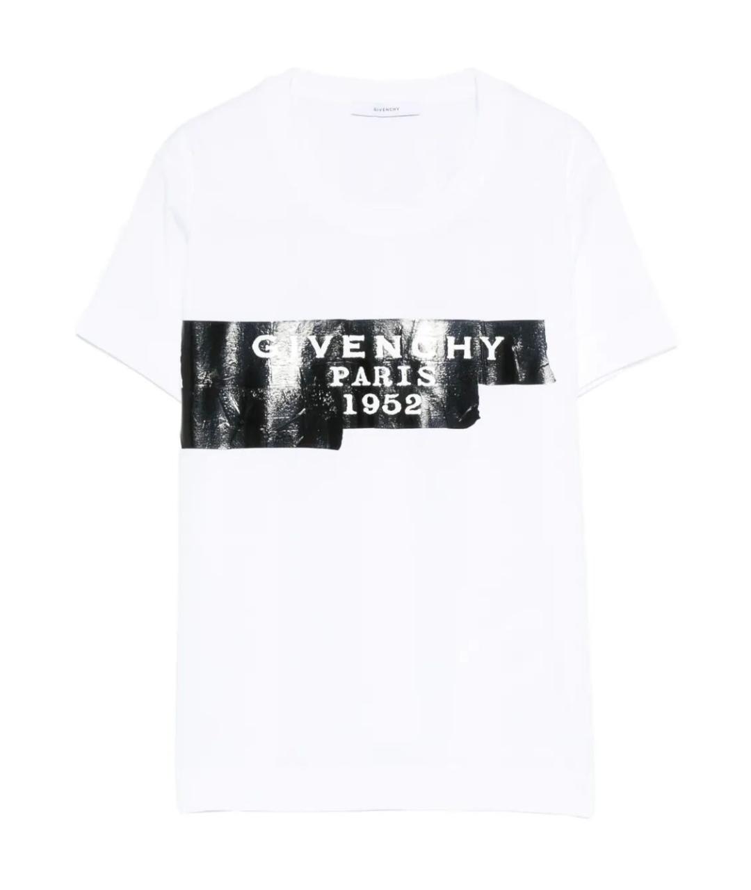 GIVENCHY Белая хлопковая футболка, фото 1