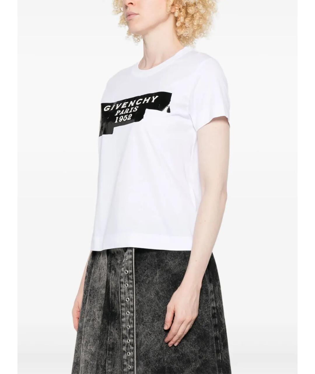 GIVENCHY Белая хлопковая футболка, фото 4