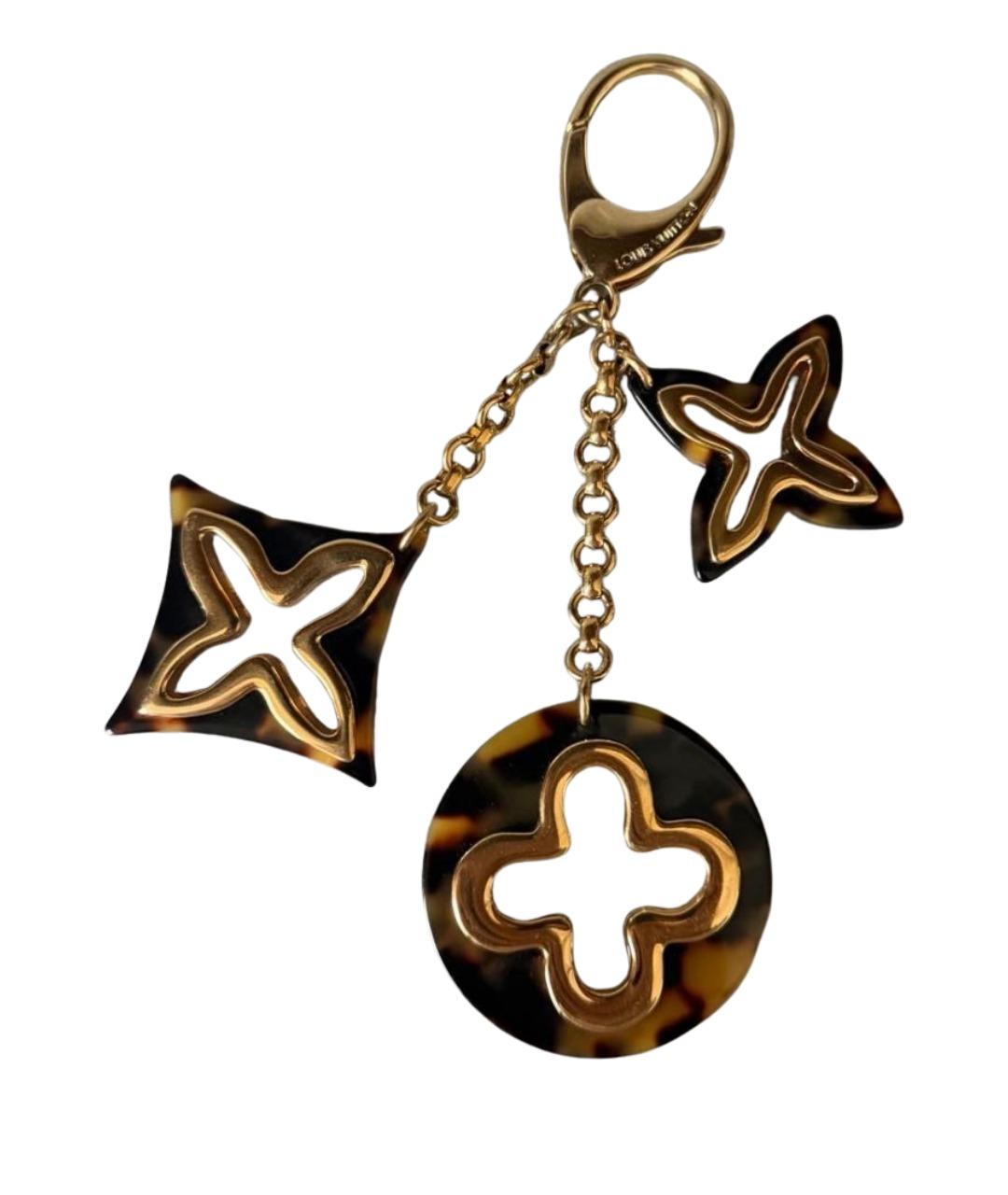 LOUIS VUITTON Золотой брелок, фото 1