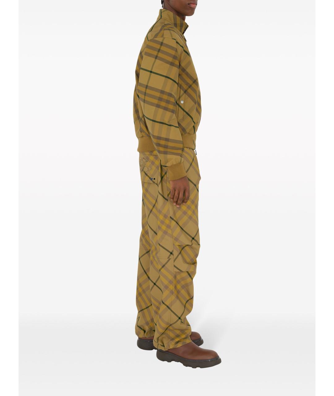 BURBERRY Коричневая хлопковая куртка, фото 3