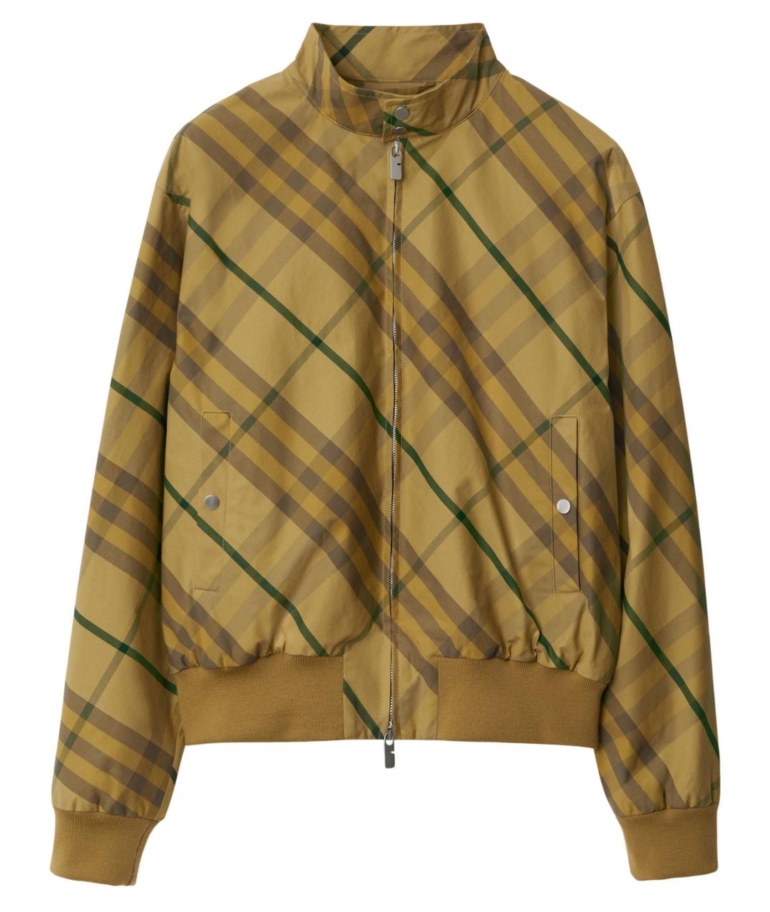 BURBERRY Коричневая хлопковая куртка, фото 1