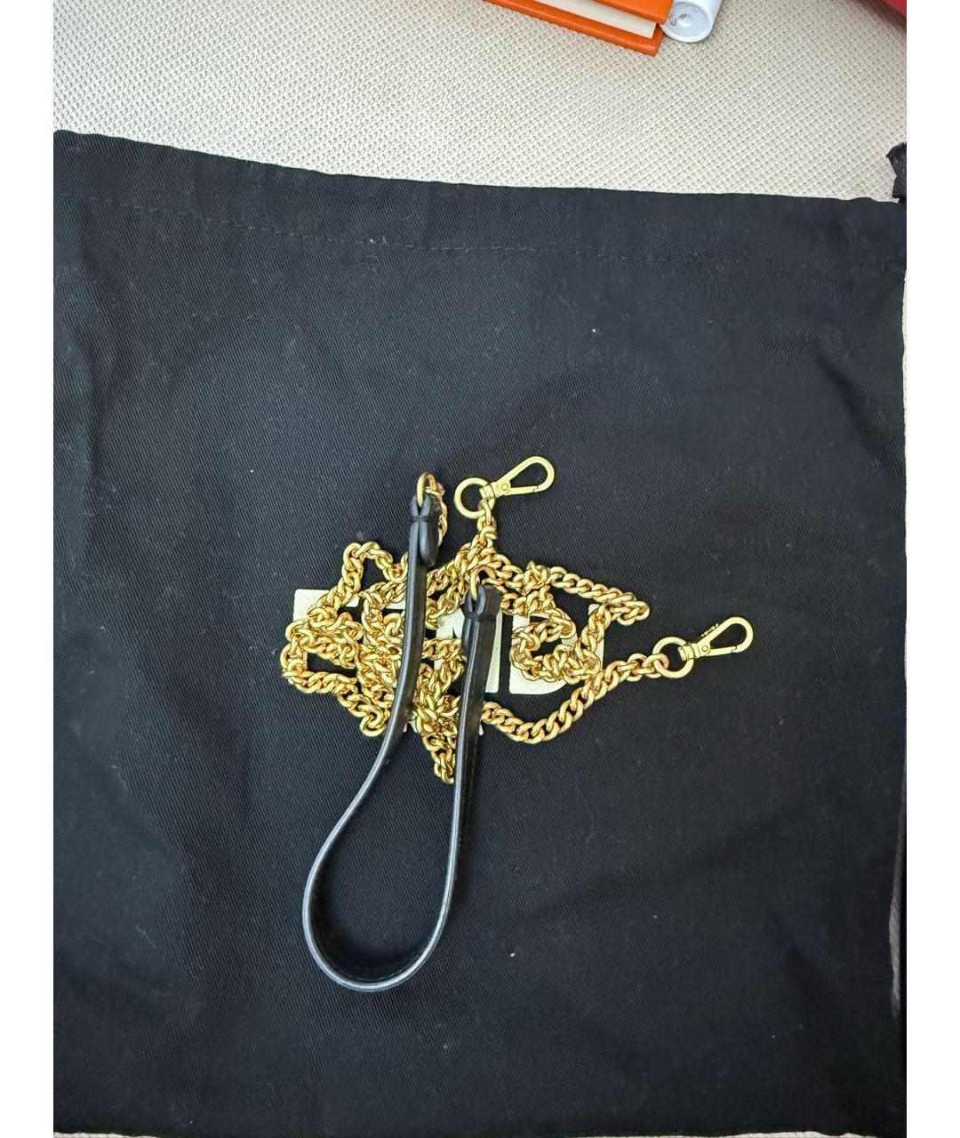 FENDI Черная кожаная сумка с короткими ручками, фото 6