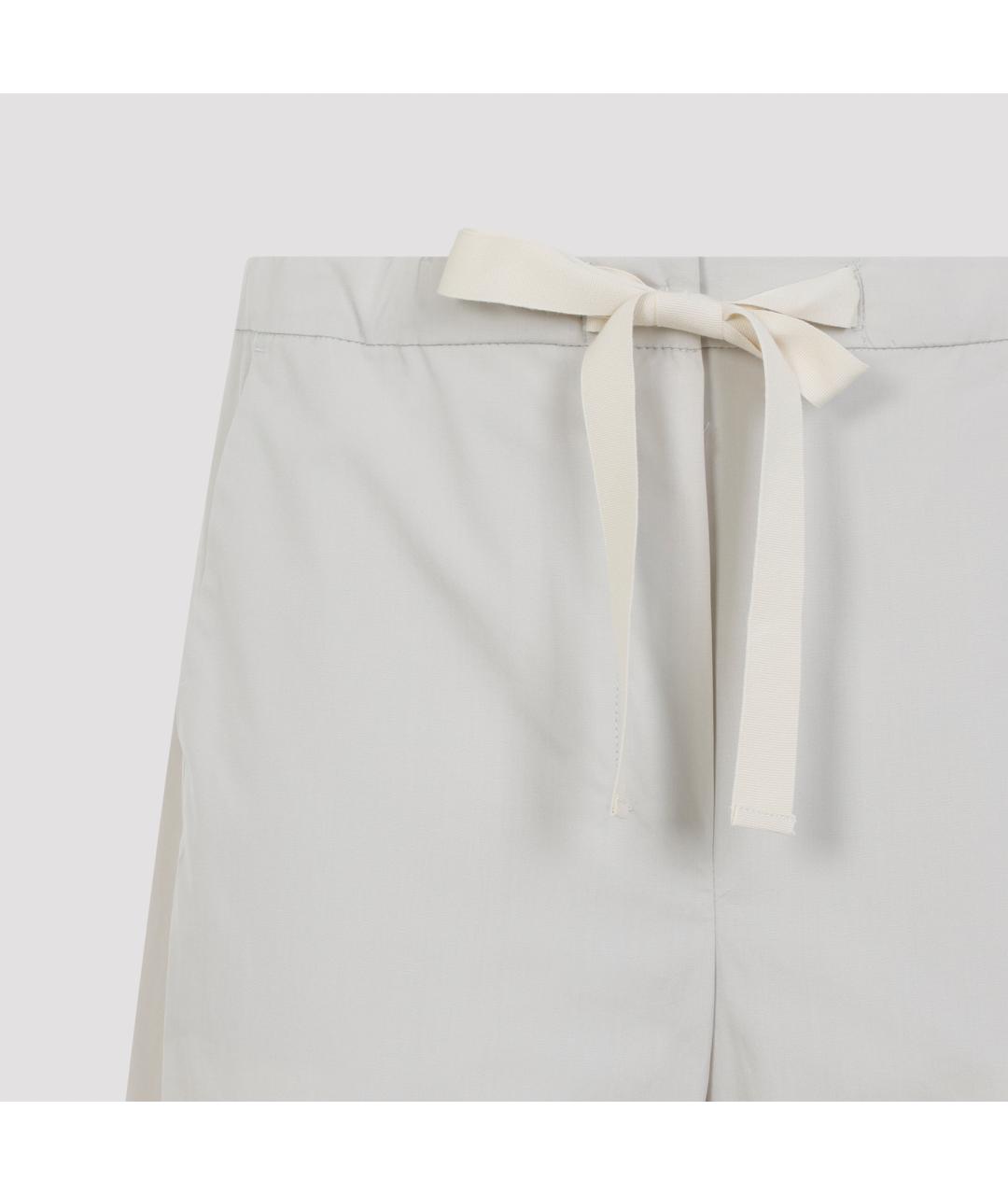 'S MAX MARA Хлопковые прямые брюки, фото 4