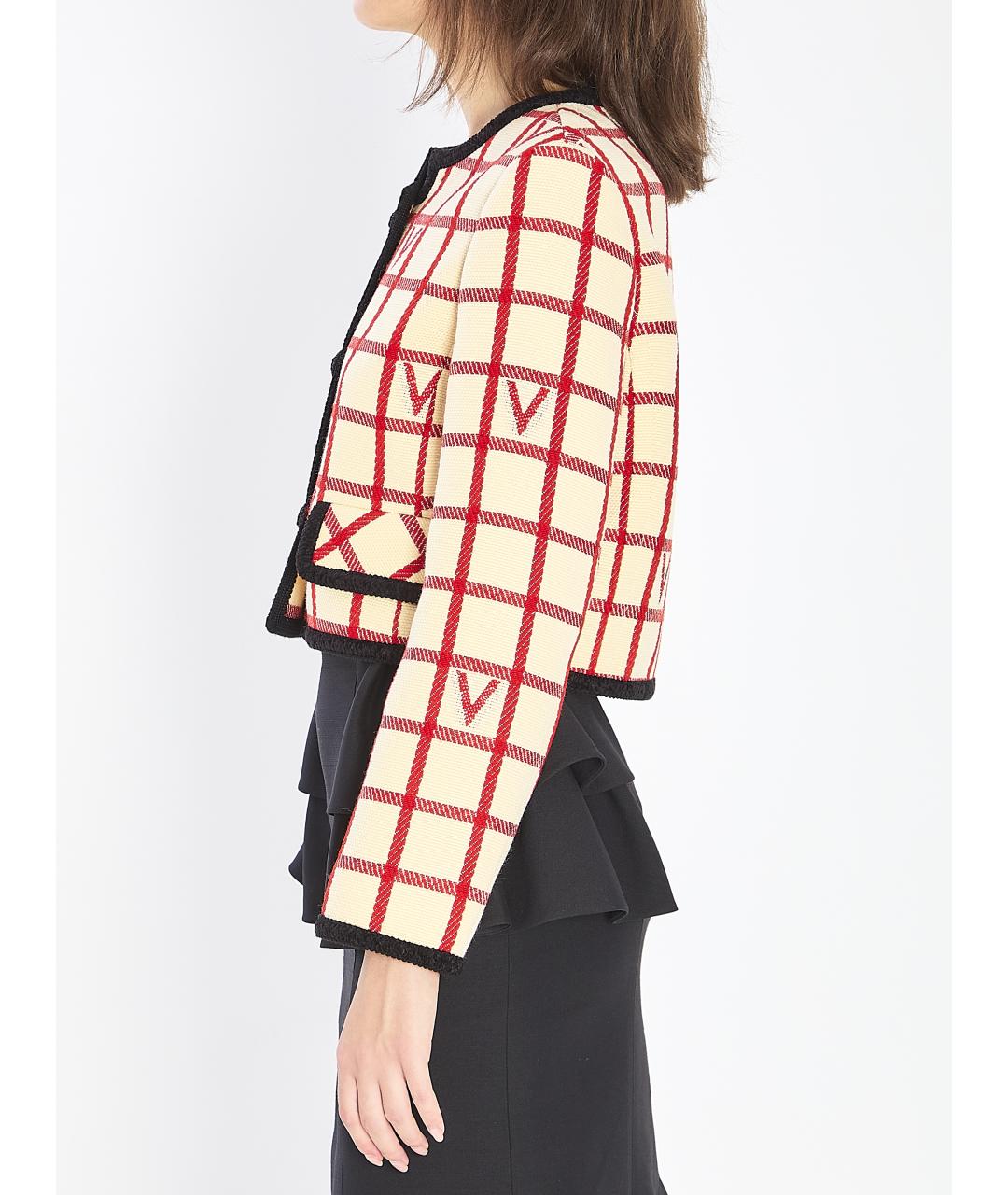 VALENTINO Мульти шерстяной жакет/пиджак, фото 4