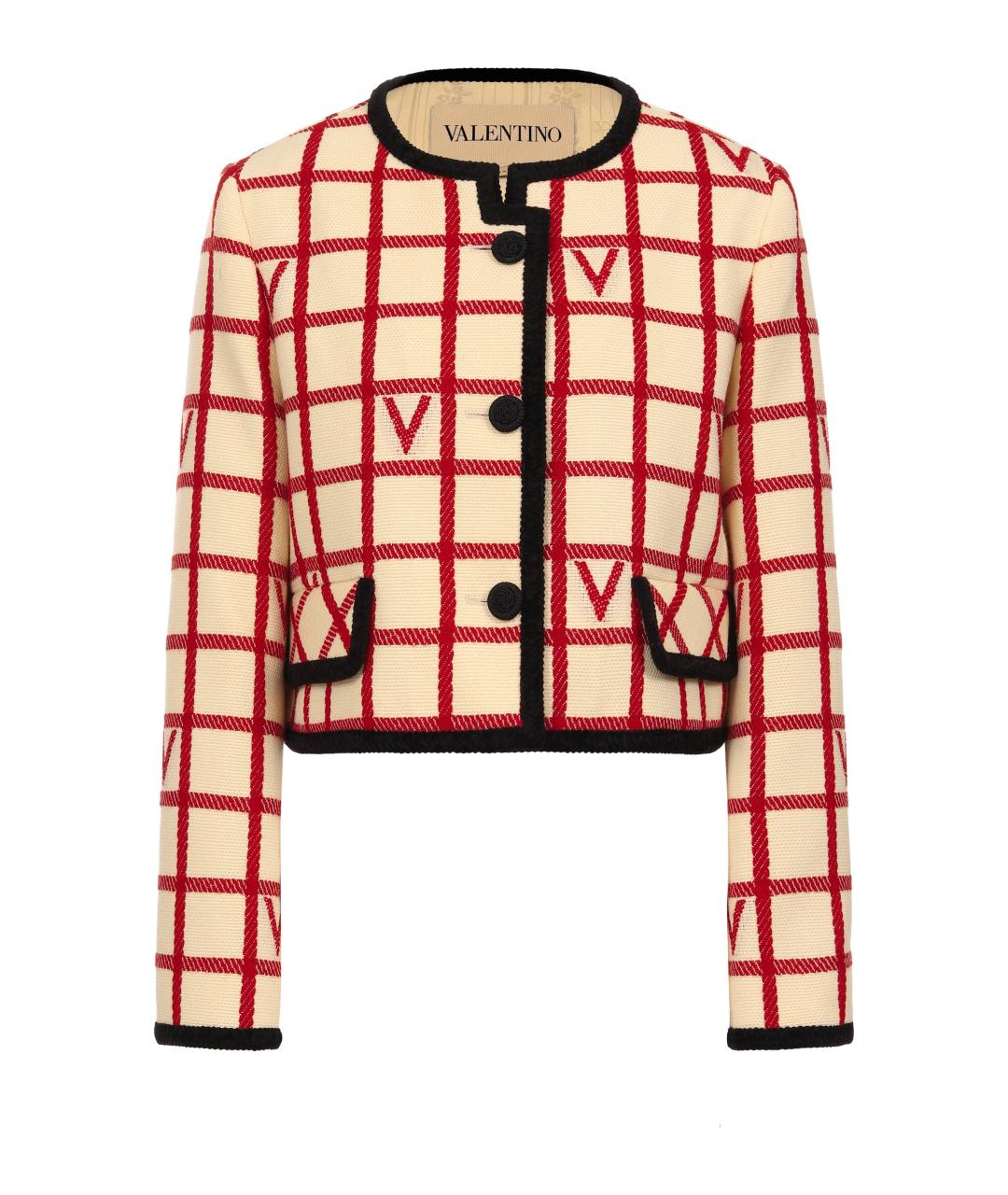 VALENTINO Мульти шерстяной жакет/пиджак, фото 1