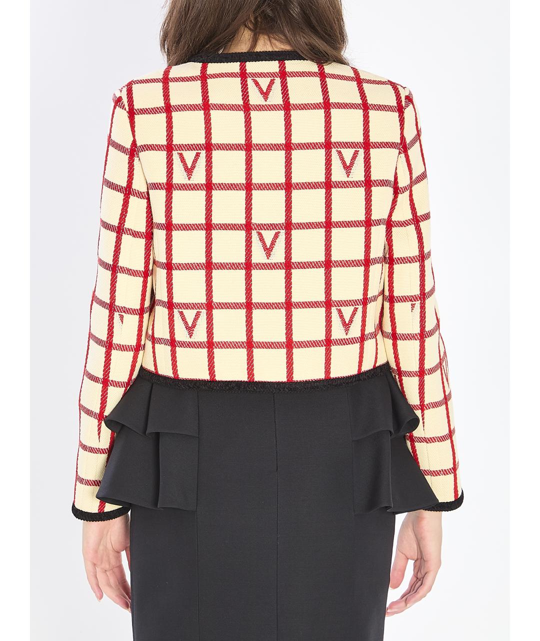 VALENTINO Мульти шерстяной жакет/пиджак, фото 5