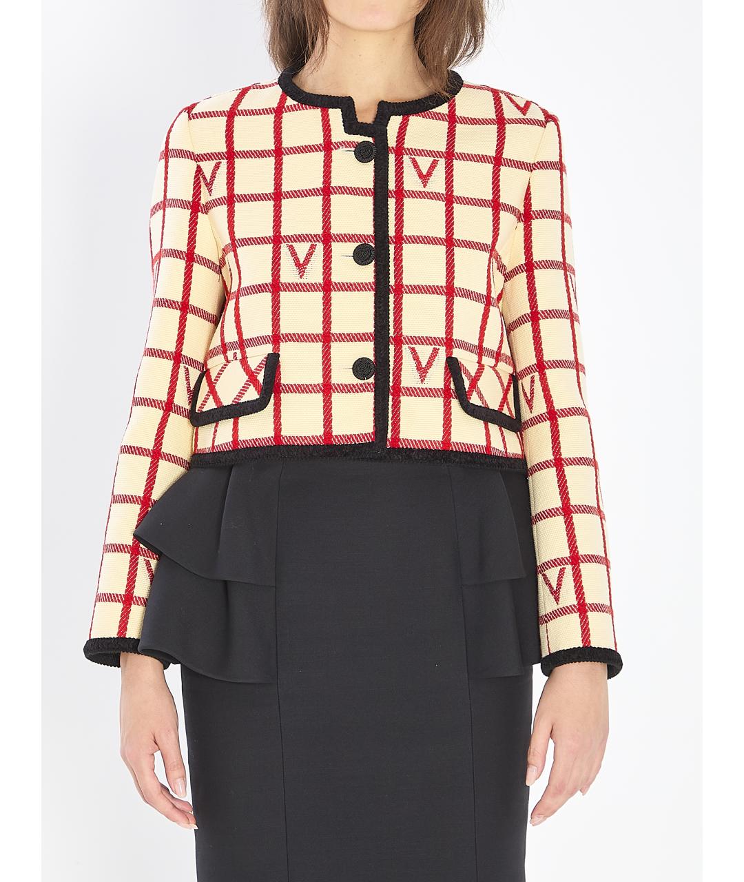 VALENTINO Мульти шерстяной жакет/пиджак, фото 2