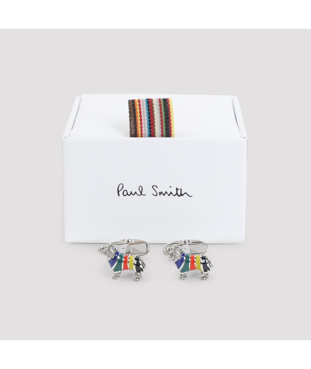 PAUL SMITH Серебряные запонки, фото 4