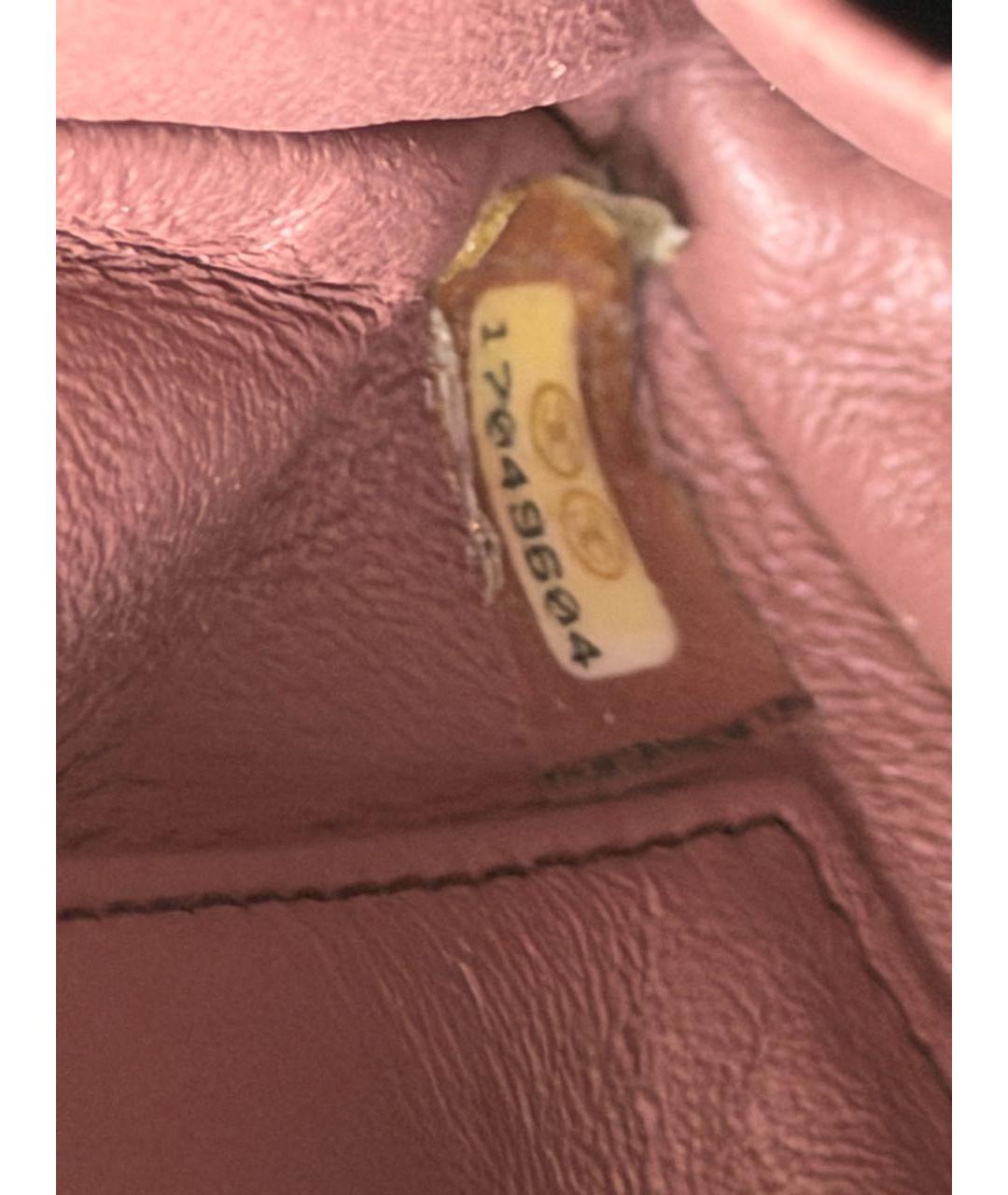 CHANEL Розовая сумка через плечо из лакированной кожи, фото 6