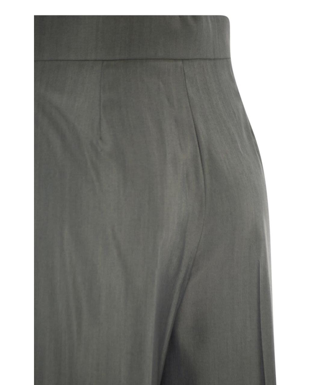MAX MARA Шерстяные прямые брюки, фото 4