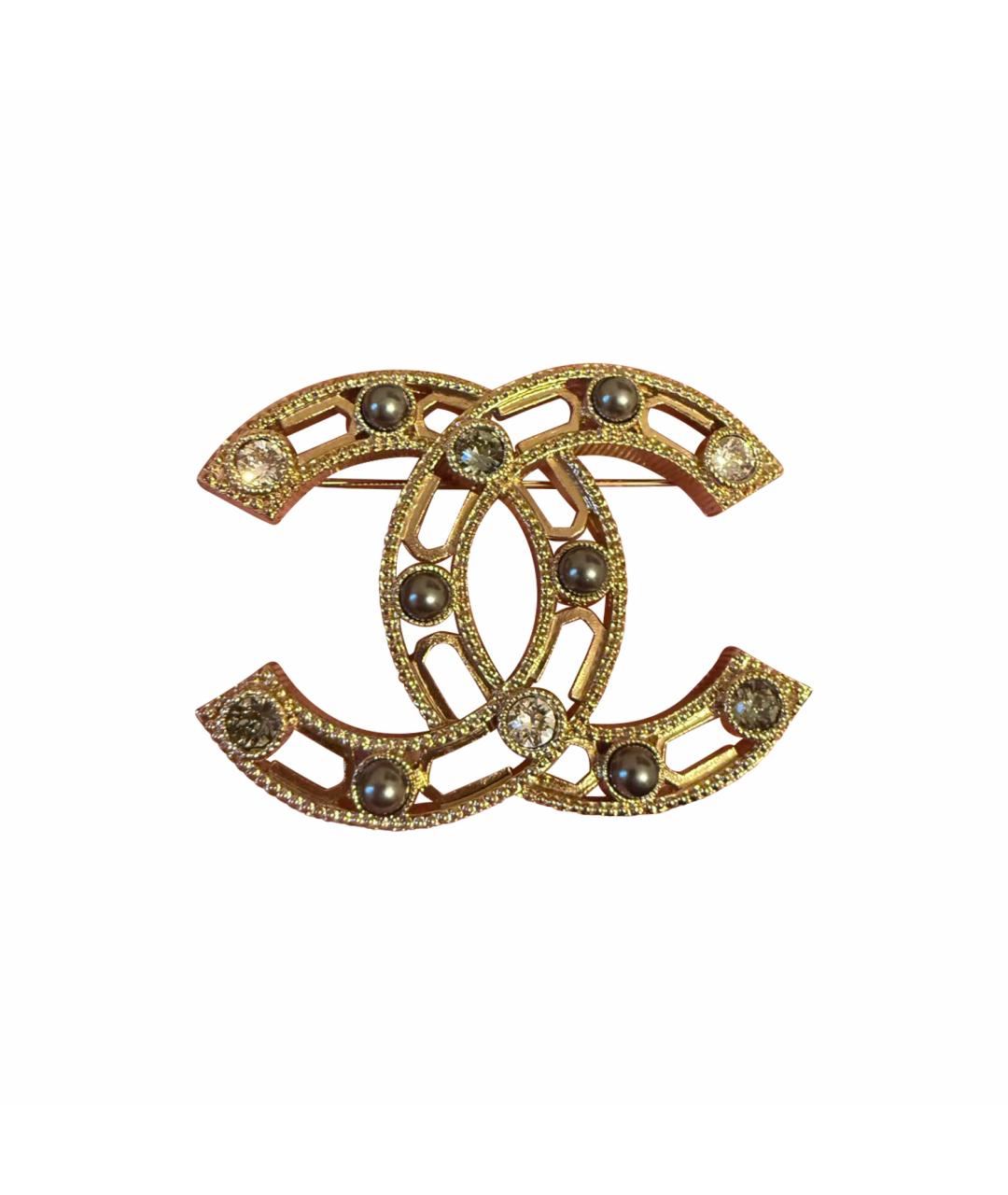 CHANEL Золотая булавка / брошь, фото 1