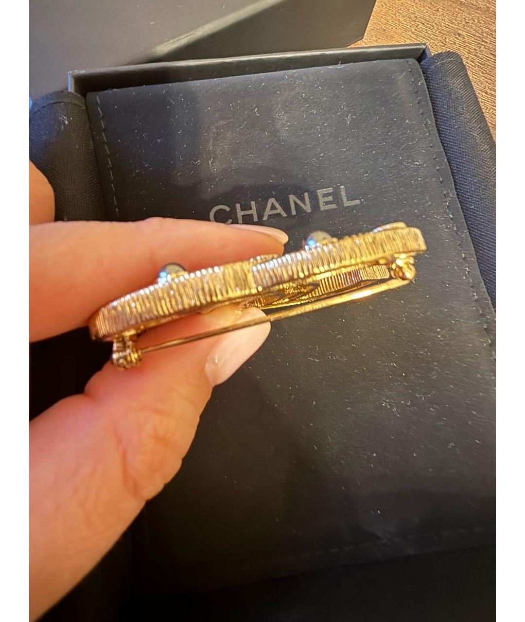 CHANEL Золотая булавка / брошь, фото 4