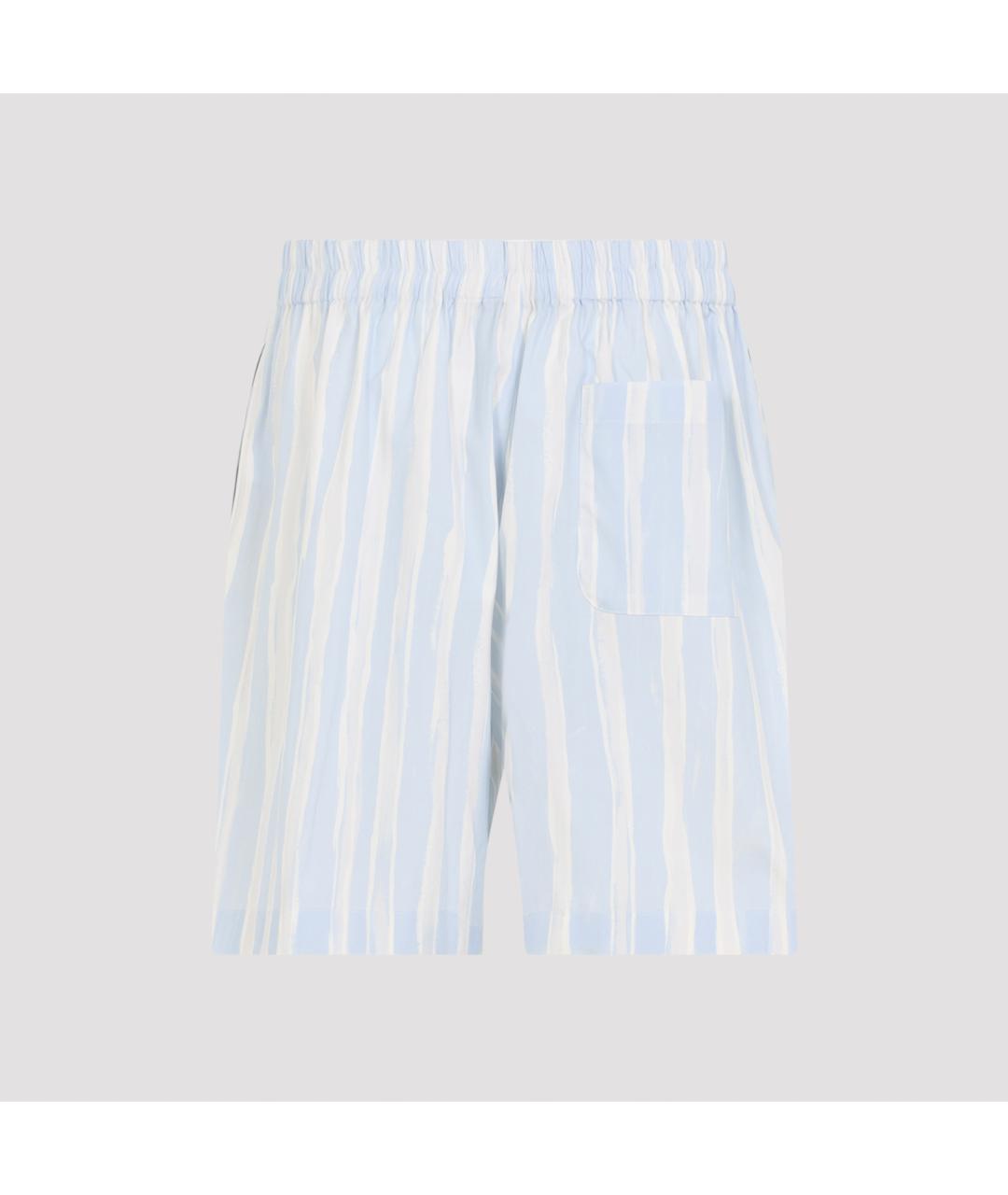 JACQUEMUS Синие хлопковые шорты, фото 2