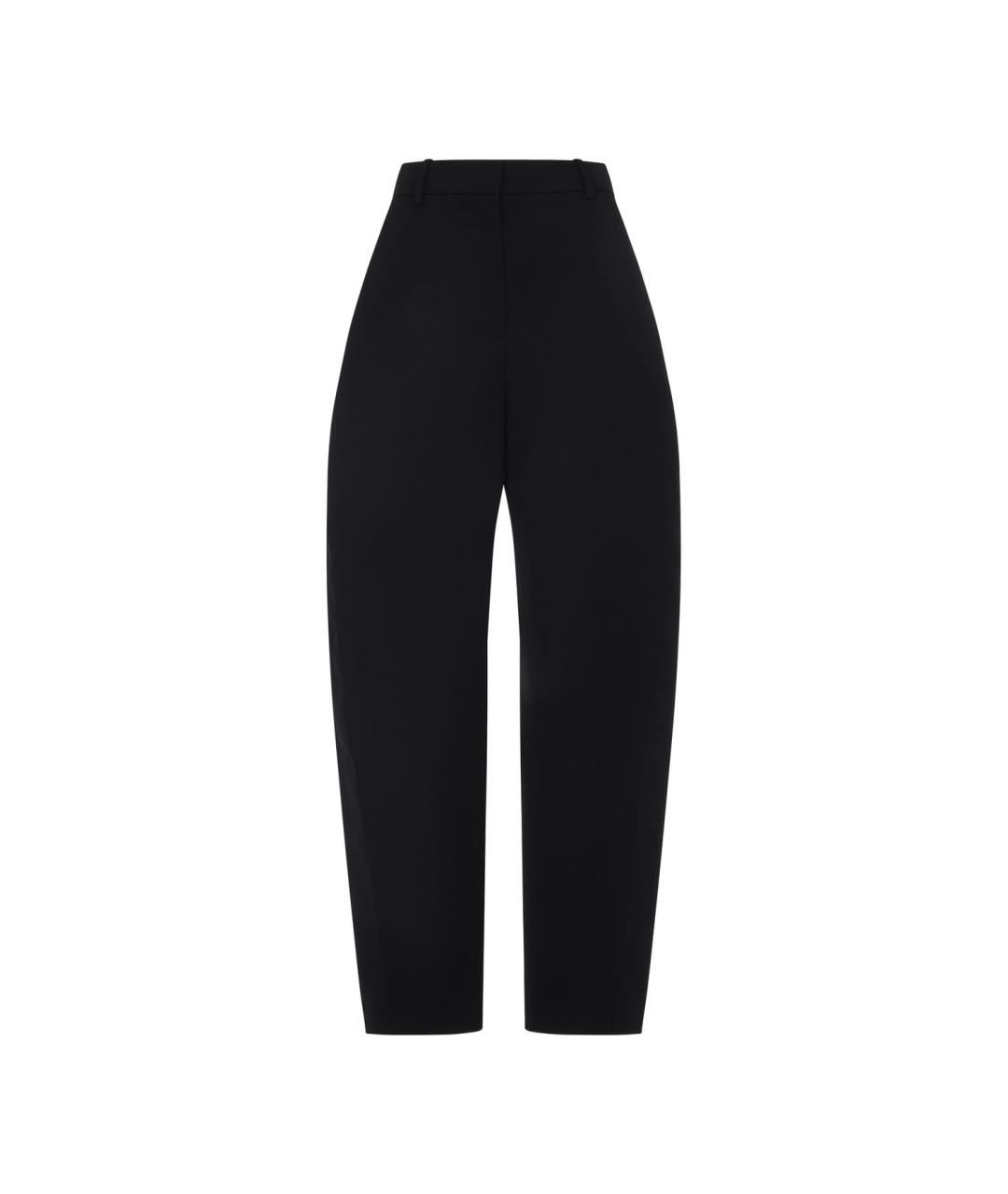 GIVENCHY Черные шерстяные прямые брюки, фото 1