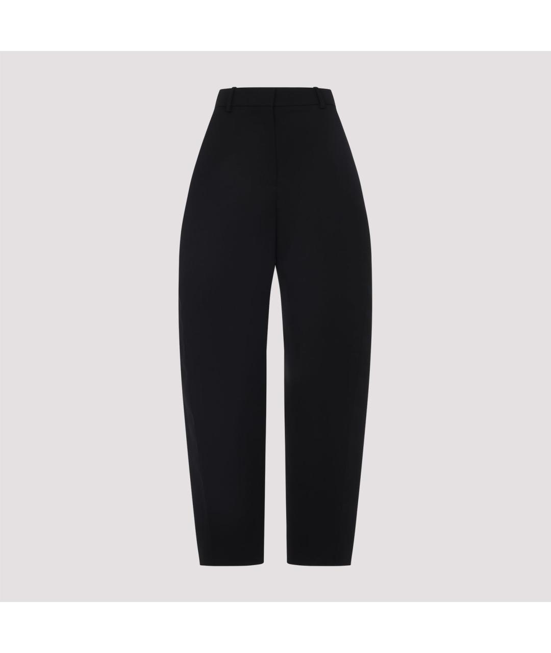 GIVENCHY Черные шерстяные прямые брюки, фото 2