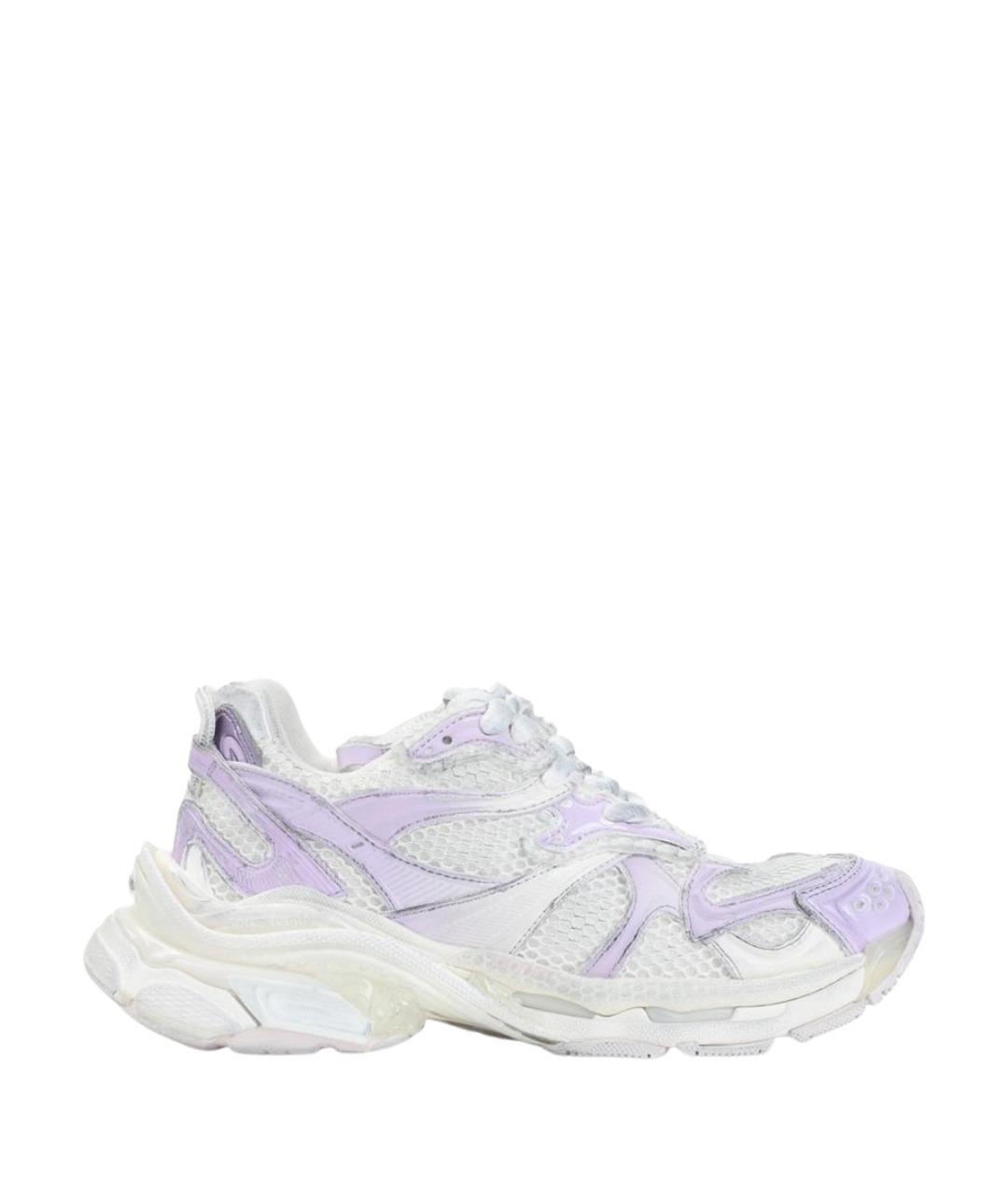 BALENCIAGA Фиолетовые текстильные кроссовки, фото 1