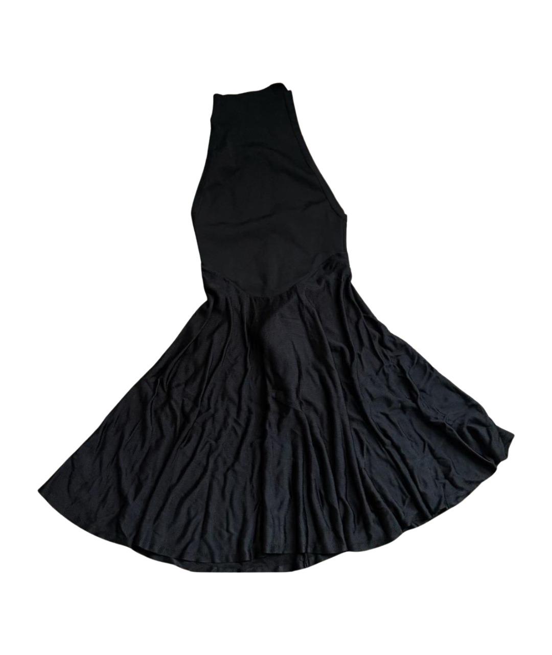 ALAIA Черное сетчатое коктейльное платье, фото 1