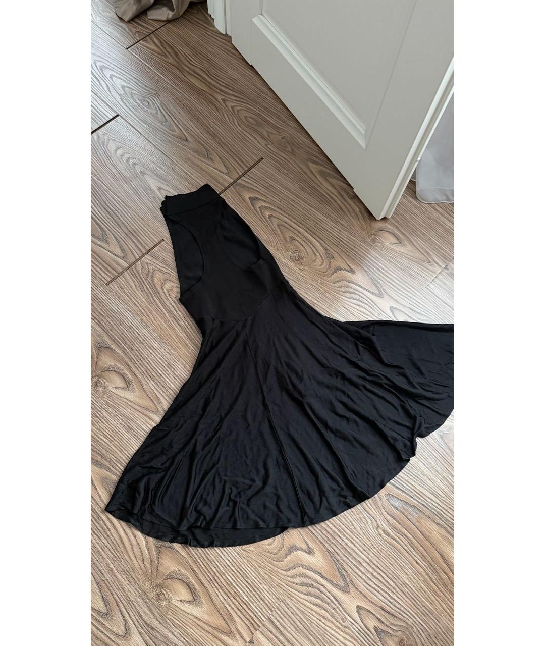 ALAIA Черное сетчатое коктейльное платье, фото 5