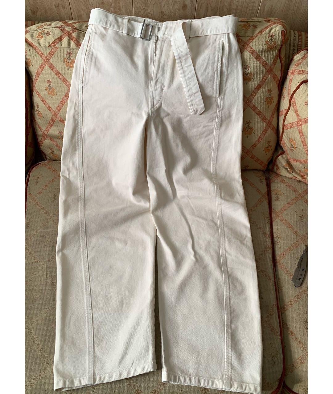 LEMAIRE Бежевые хлопковые джинсы, фото 8