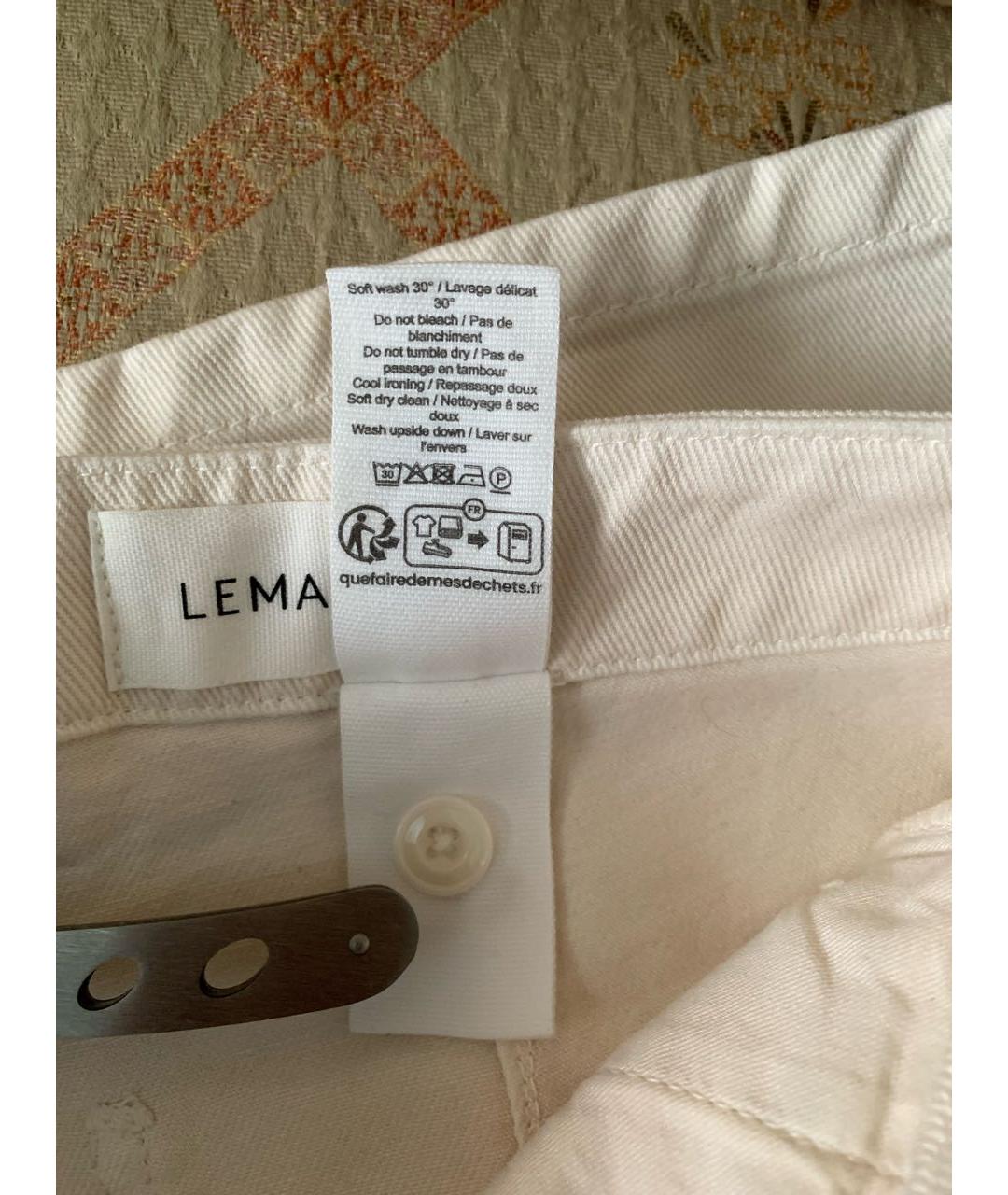 LEMAIRE Бежевые хлопковые джинсы, фото 5