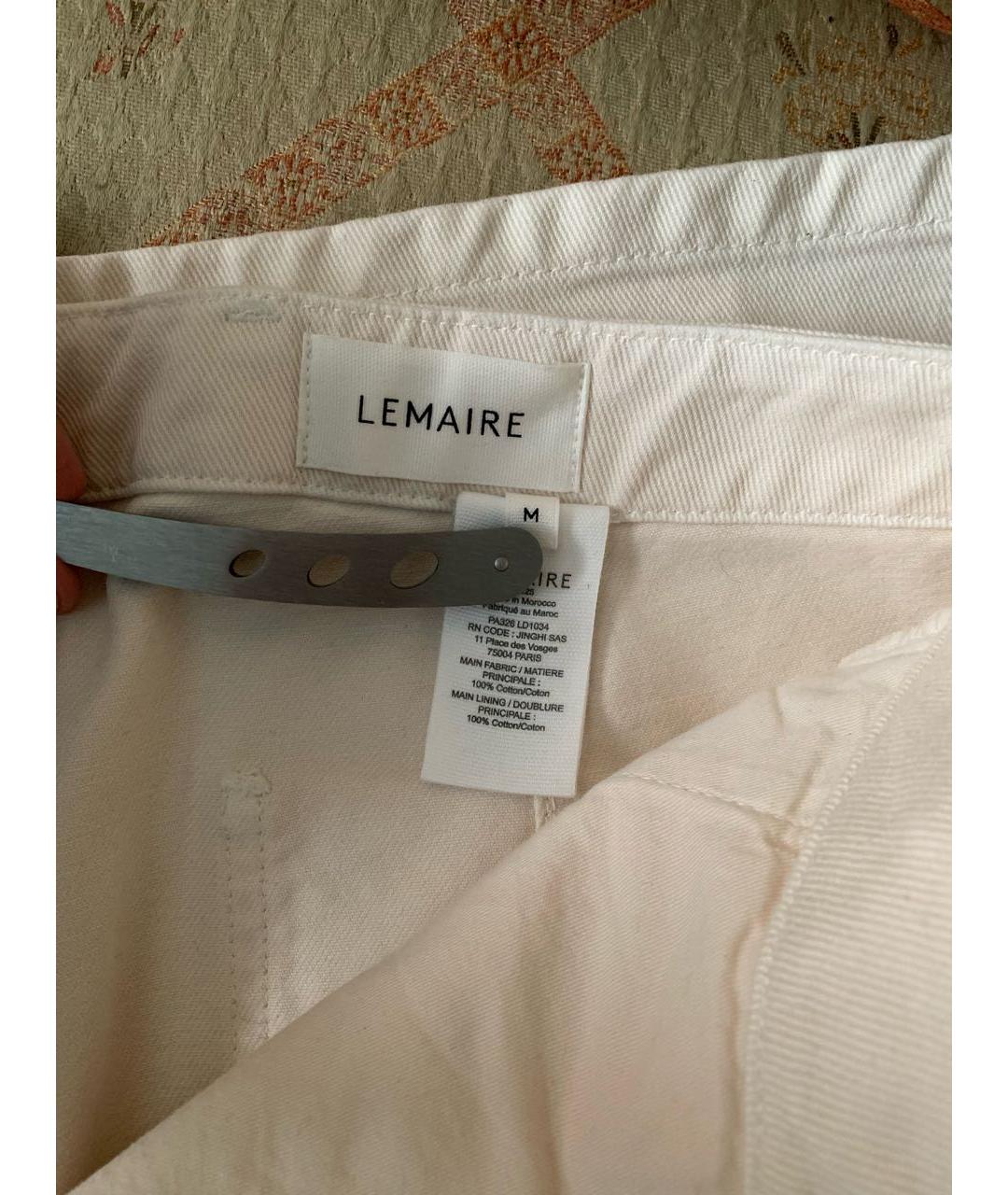 LEMAIRE Бежевые хлопковые джинсы, фото 4