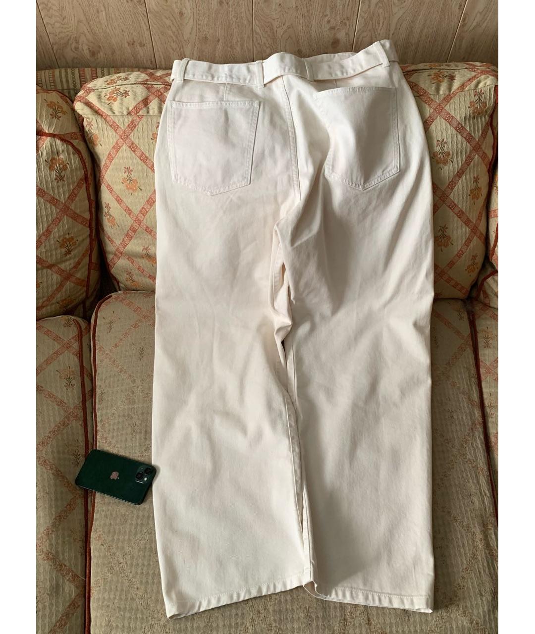 LEMAIRE Бежевые хлопковые джинсы, фото 7