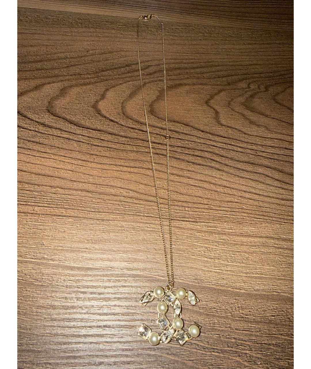 CHANEL Золотая подвеска, фото 5