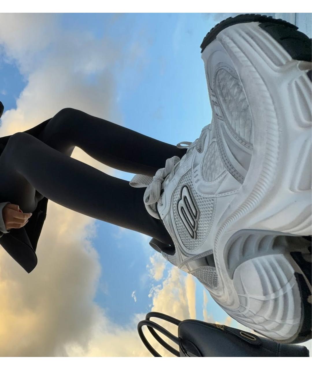 BALENCIAGA Серые текстильные кроссовки, фото 8