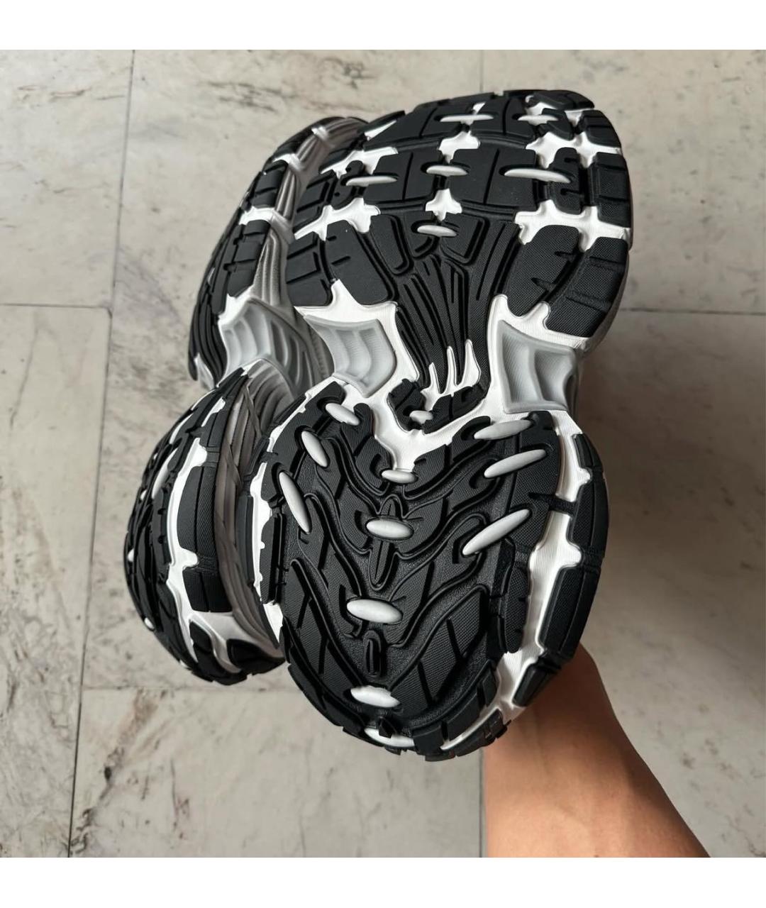 BALENCIAGA Серые текстильные кроссовки, фото 6