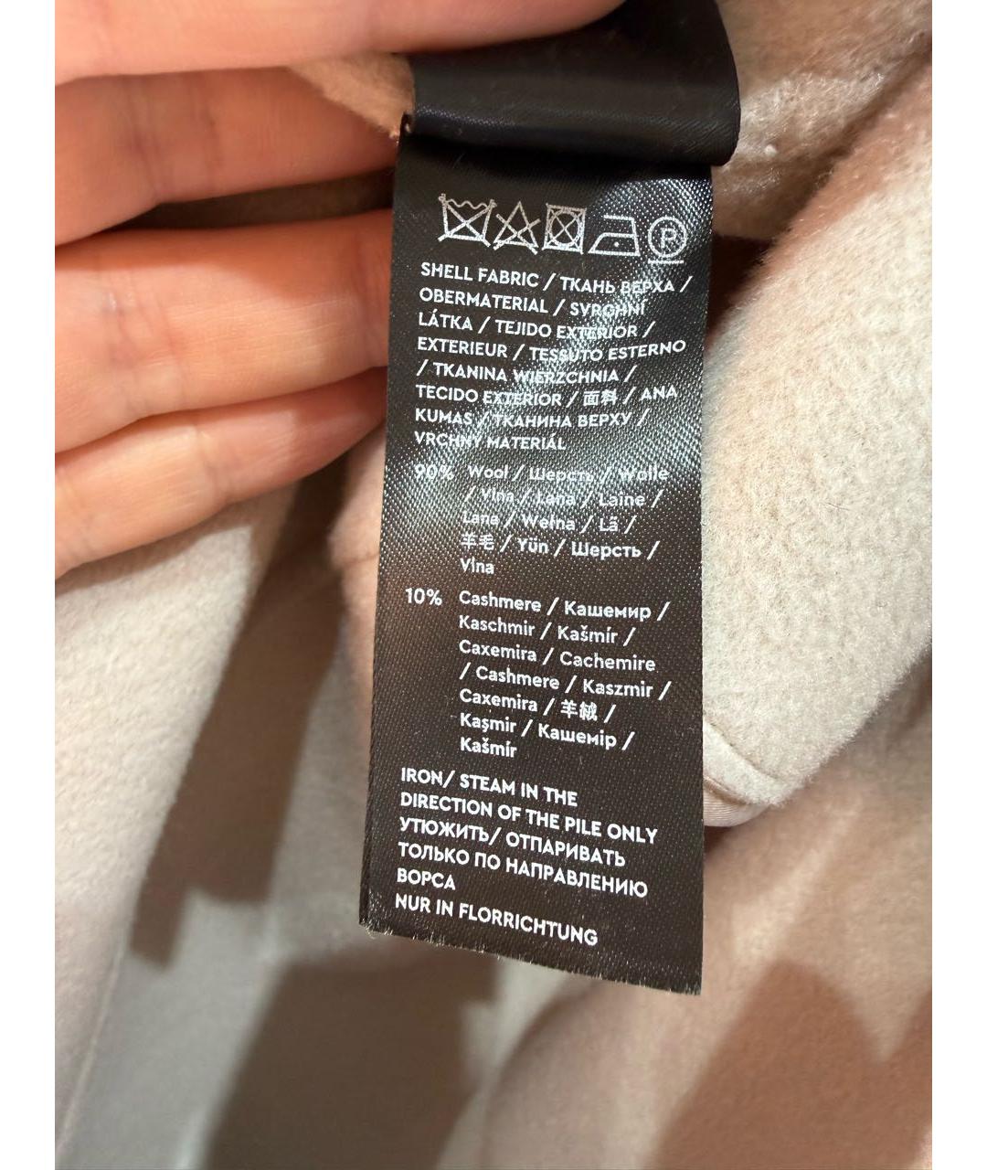 12 STOREEZ Бежевое шерстяное пальто, фото 4