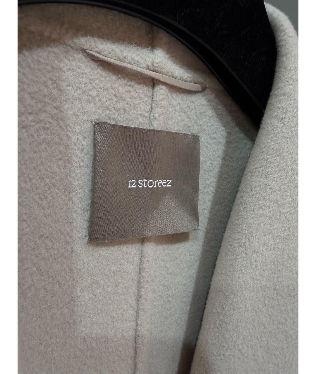 12 STOREEZ Бежевое шерстяное пальто, фото 2