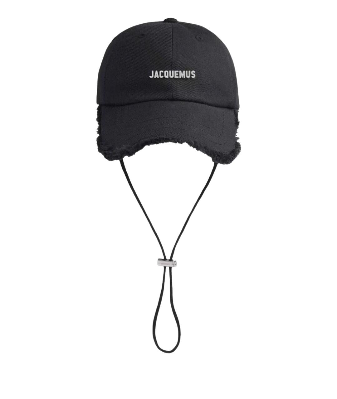 JACQUEMUS Черная хлопковая кепка/бейсболка, фото 1
