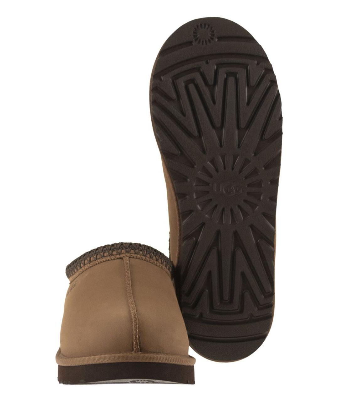 UGG AUSTRALIA Коричневые замшевые низкие ботинки, фото 5