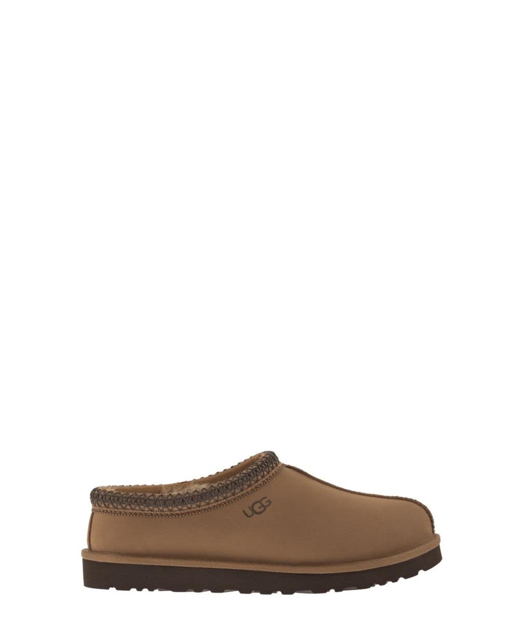 UGG AUSTRALIA Коричневые замшевые низкие ботинки, фото 1